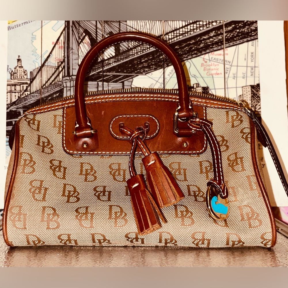 Dooney & Bourke vintage Classic Domed Tassel Mini Satchel
